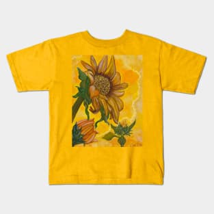 Sunflower Blooms Kids T-Shirt